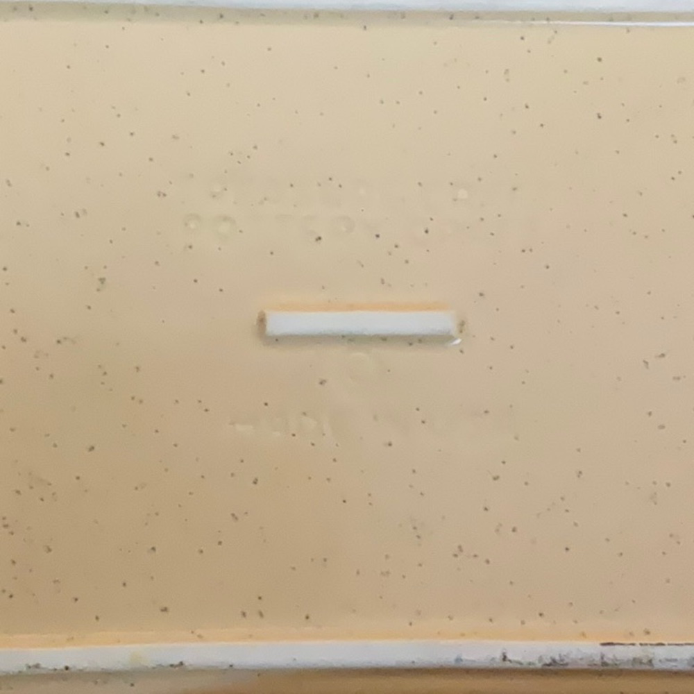 🌸3 for $18🌸 Vintage Treasure Craft bakeware speckled Orange with flowers - Picture 5 of 6